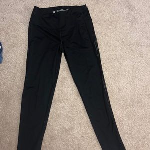 Victoria’s Secrete black leggings with stripes